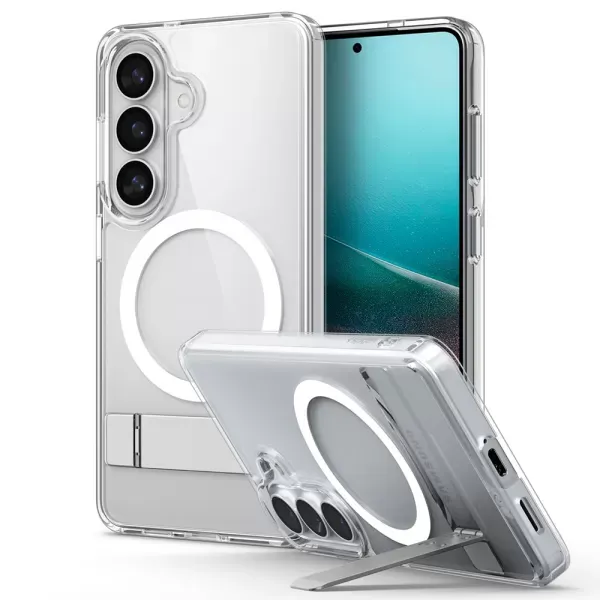 Прозорий чохол Spigen Ultra Hybrid S MagSafe Clear White для Samsung Galaxy S26 (ACS11061) фото 3