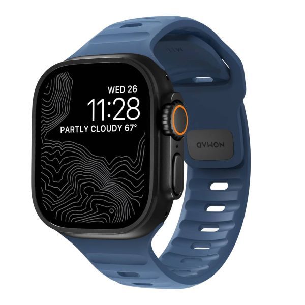 Спортивний ремінець Nomad Sport Band Naval Blue для Apple Watch 49мм | 46мм | 45мм | 44мм (NM014919858)