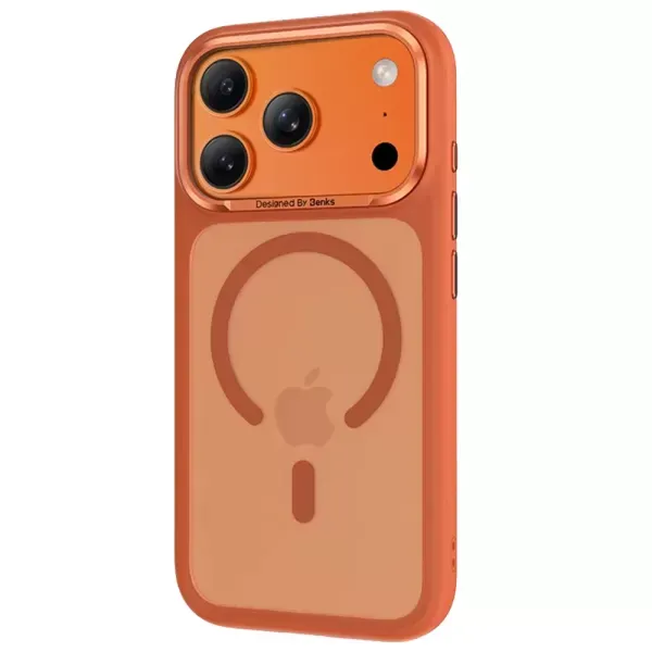 Чохол Benks Magnetic Mist Series Orange для iPhone 18 Pro | 17 Pro фото 2