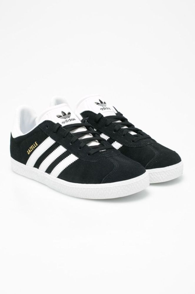 adidas Originals - Черевики dzieci?ce Gazelle колір чорний фото 2