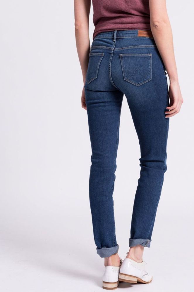 Wrangler - Джинси Authentic Blue колір темно-синій фото 3