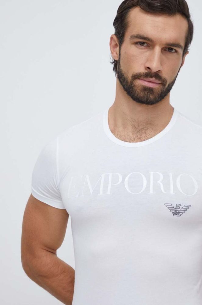 Emporio Armani Underwear - Футболка колір білий (147192) фото 2