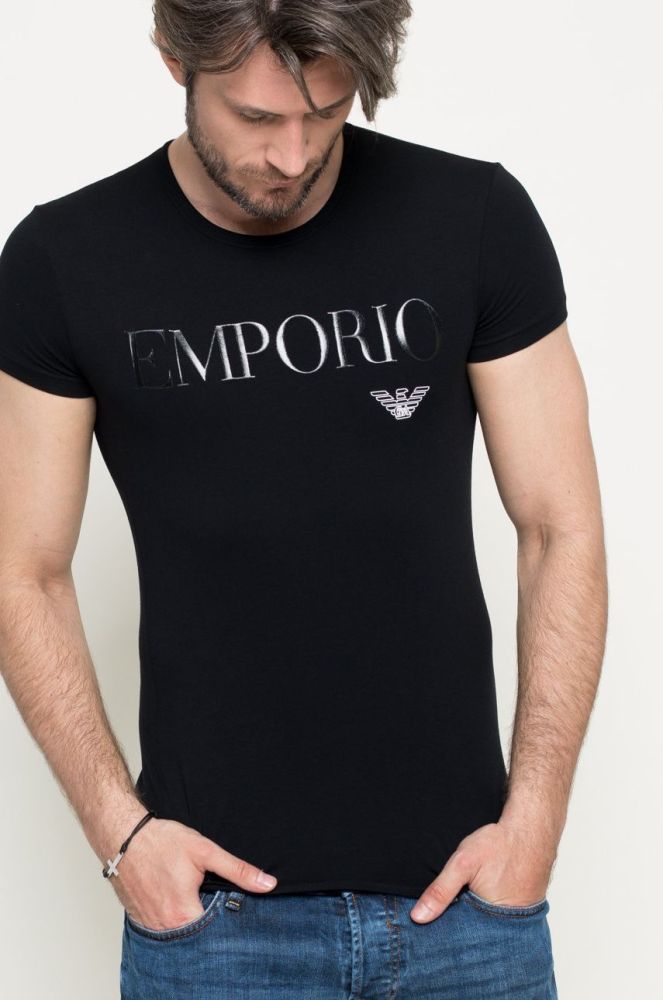 Emporio Armani Underwear - Футболка колір чорний (147196)