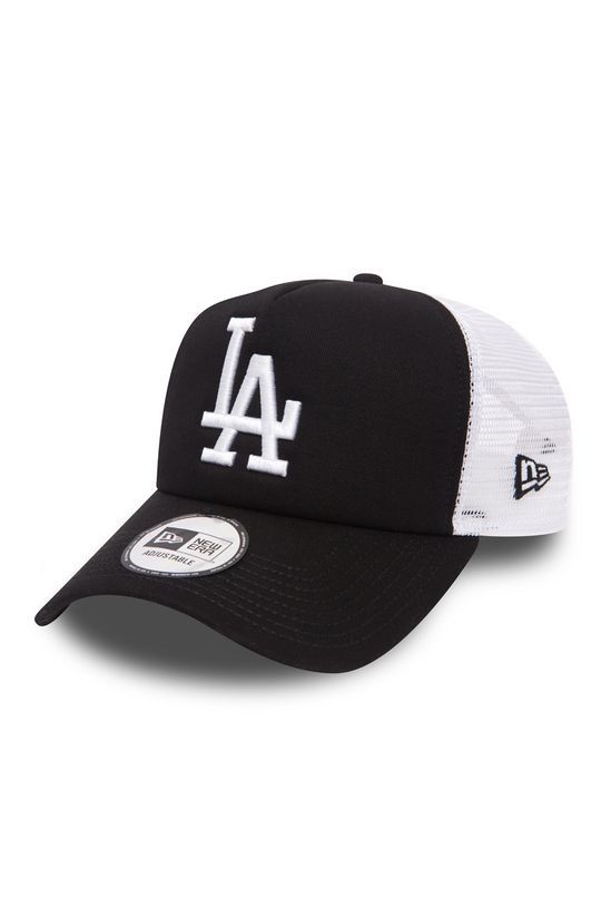 New Era - Кепка Trucker Los Angeles Dodgers 11405498.CLEAN.TRUCKER-BLAoptWHI колір чорний