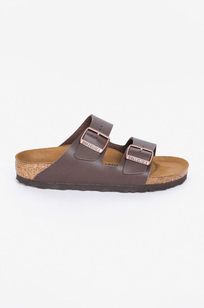 Birkenstock - Шльопанці Arizona Narrow Width 51703.D-Dark.Brown колір коричневий