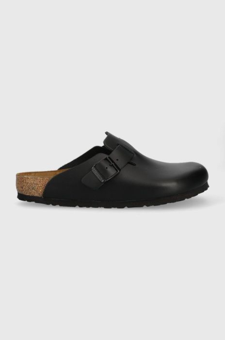 Birkenstock - Шльопанці Boston Regular Width 60191-Black колір чорний Birkenstock - Шльопанці Boston Regular Width 60191-Black колір чорний