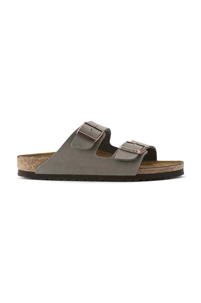 Birkenstock - Шльопанці Arizona Regular Width 151211-Nubu.Stone колір зелений