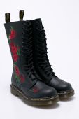 Черевики Dr. Martens Vonda жіночі колір чорний на плоскому ходу 12761001.Vonda-BLACK