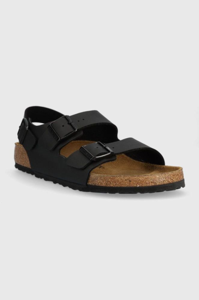 Birkenstock - Сандалі Milano 34791.M-Black колір чорний фото 2
