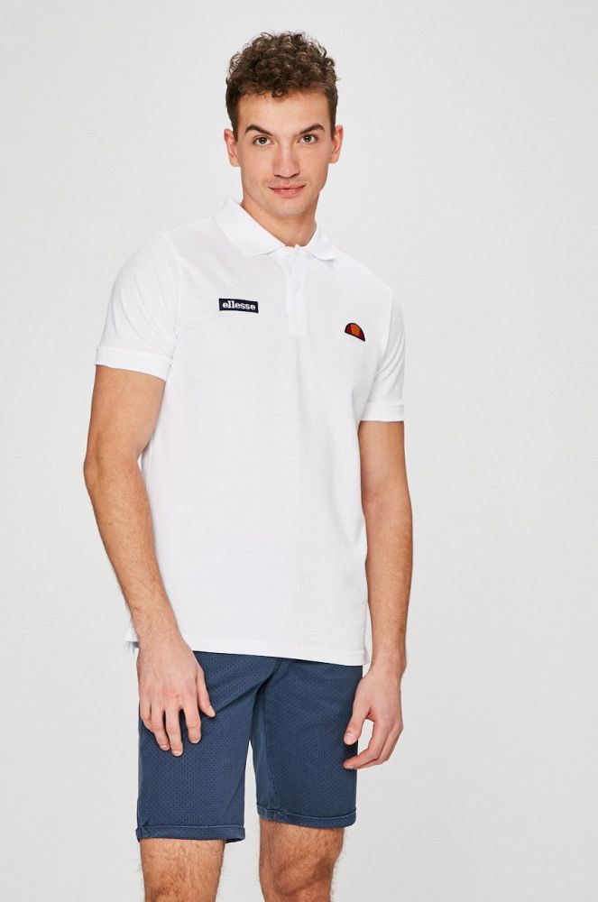 Ellesse - Поло shs04475-WHITE колір білий