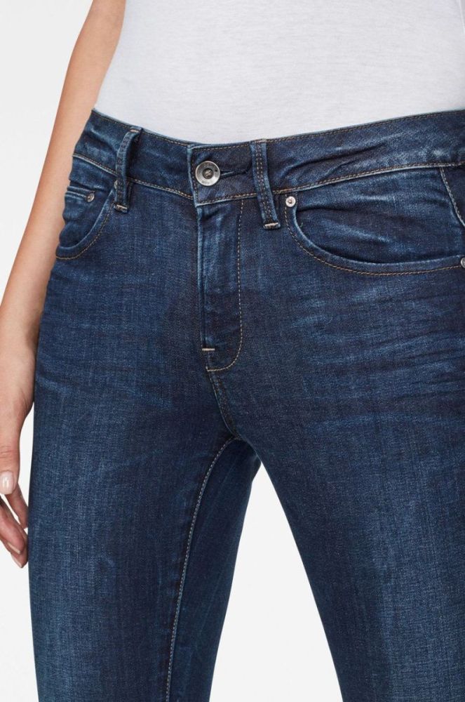 G-Star Raw - Джинси Midge Zip колір темно-синій фото 6