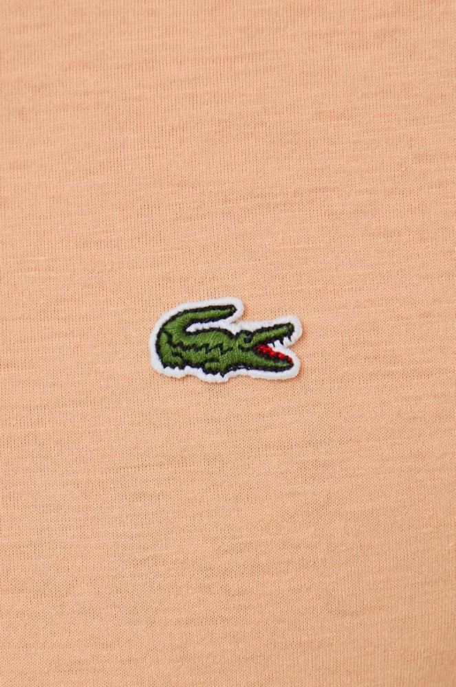 Бавовняна футболка Lacoste колір помаранчевий однотонний TH6709-001. фото 6