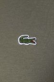 Бавовняна футболка Lacoste колір зелений однотонний