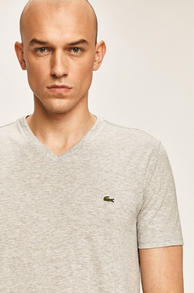 Lacoste Футболка колір сірий (2317361)