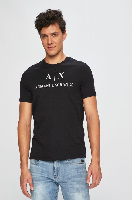 Armani Exchange - Футболка колір чорний (155317)