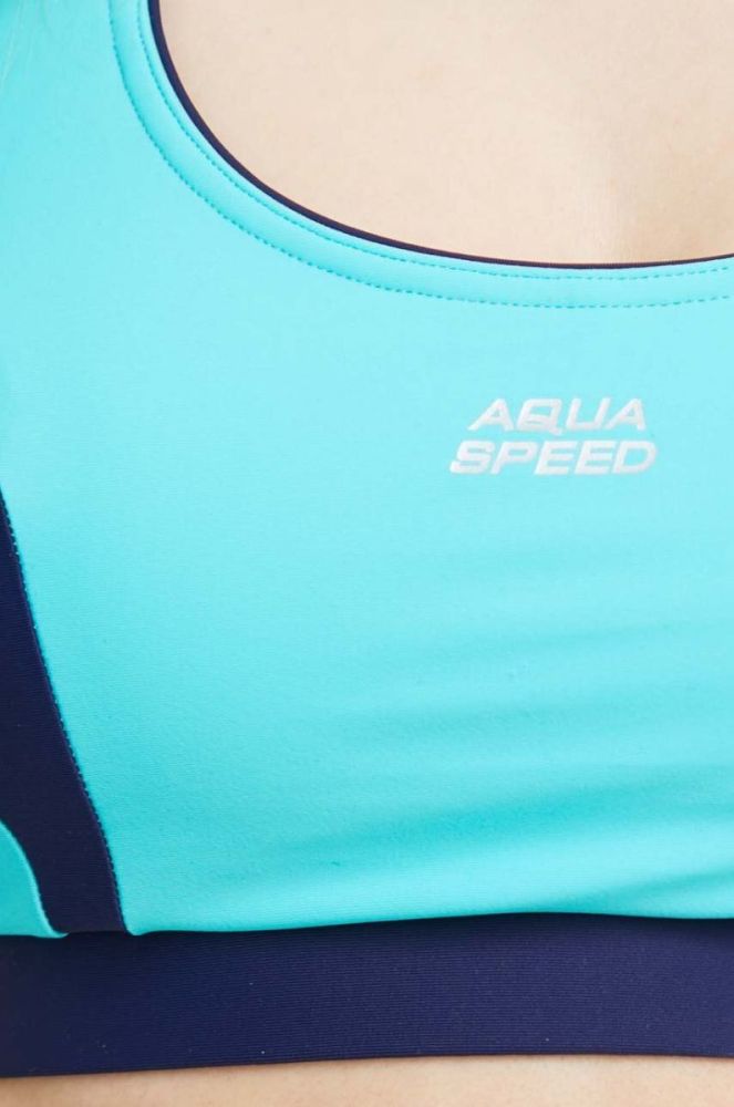 Роздільний купальник Aqua Speed Fiona колір бірюзовий злегка ущільнена чашечка фото 5