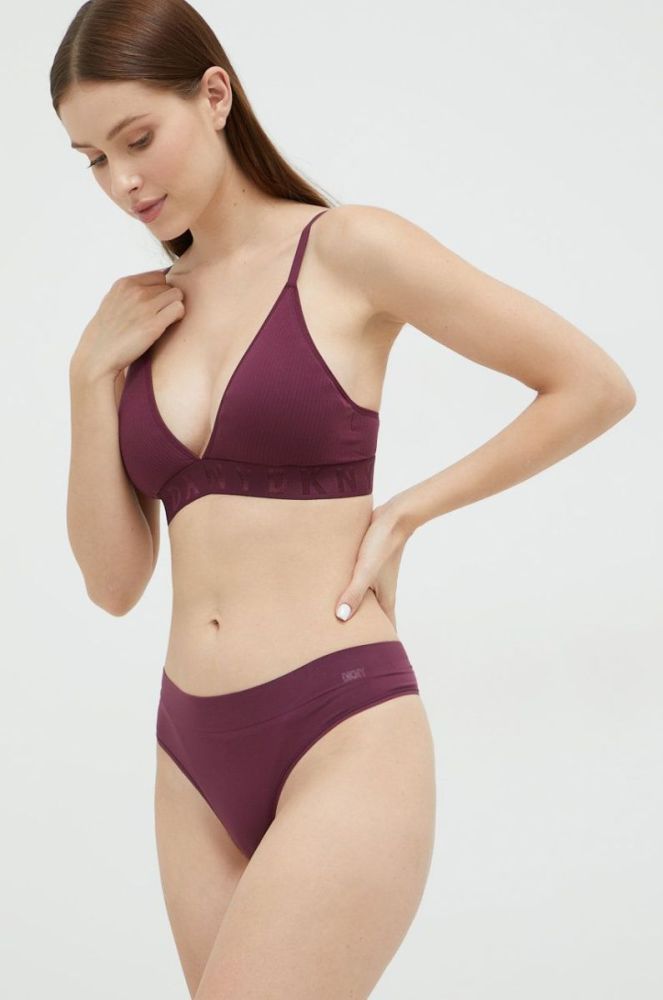 Dkny Бюстгальтер колір фіолетовий (2737799) фото 4