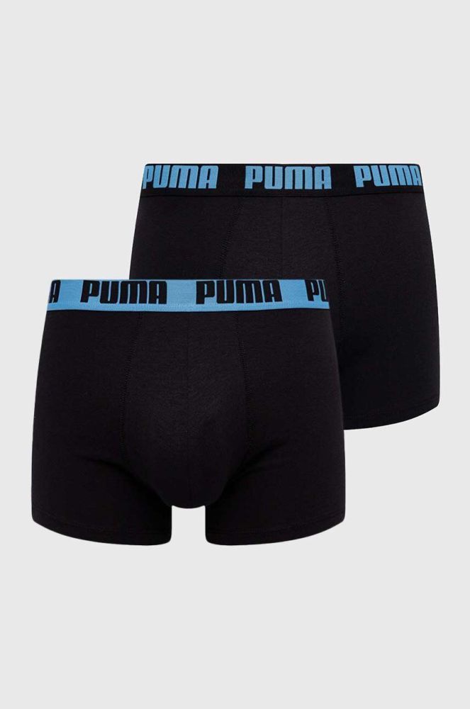 Боксери Puma 2-pack чоловічі колір чорний (3566470)