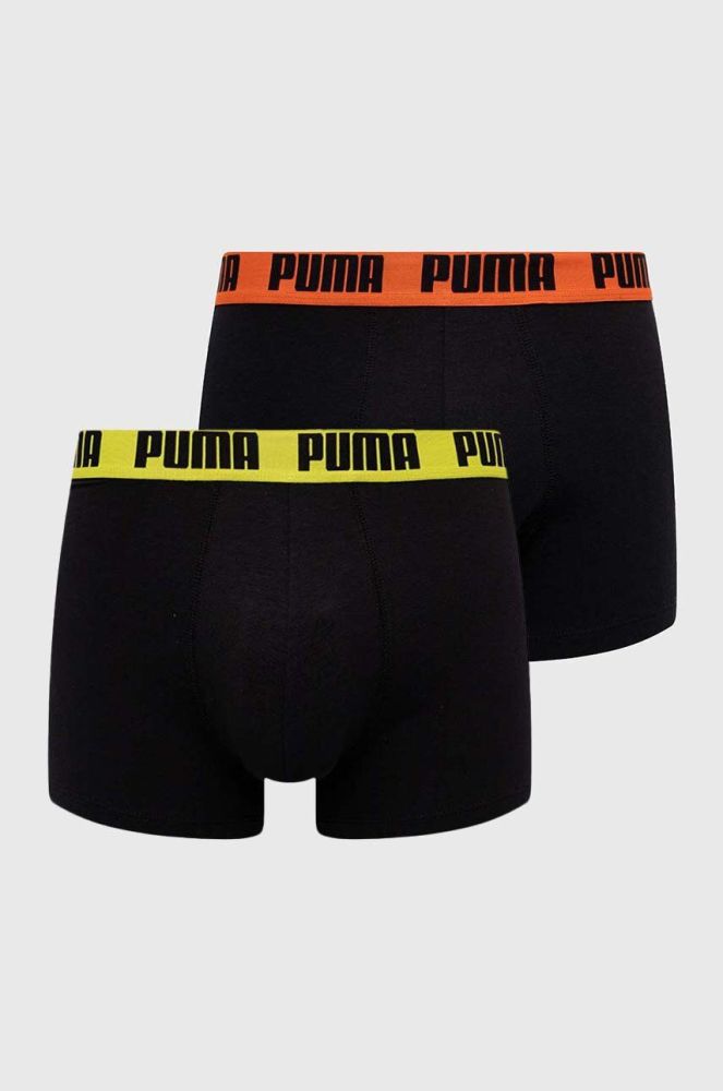 Боксери Puma 2-pack чоловічі колір чорний (3566474)