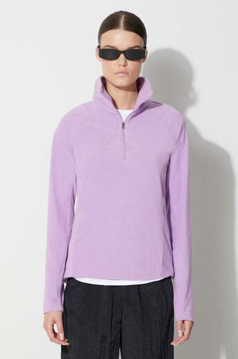 Спортивна кофта Columbia Glacial IV колір фіолетовий однотонна 1802201-Black