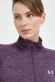 Тренувальна кофта Under Armour Tech жіноча колір фіолетовий меланж 1320128-001