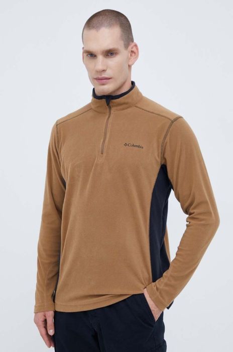 Спортивна кофта Columbia Klamath Range II колір коричневий візерунок