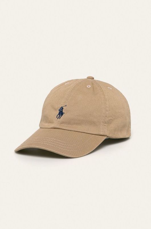 Polo Ralph Lauren - Дитяча кепка колір коричневий