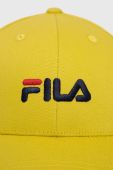 Кепка Fila колір зелений з аплікацією (1676084)