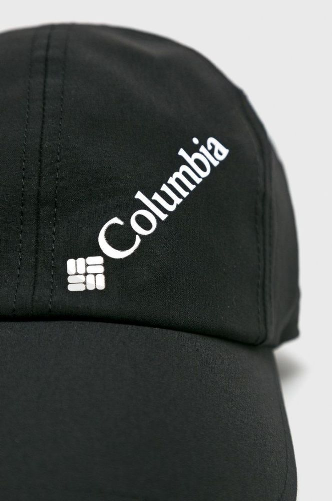 Кепка Columbia колір чорний з принтом фото 2