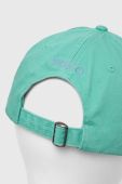 Бавовняна бейсболка Polo Ralph Lauren колір зелений однотонна (2957075)