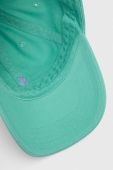 Бавовняна бейсболка Polo Ralph Lauren колір зелений однотонна (2957075)