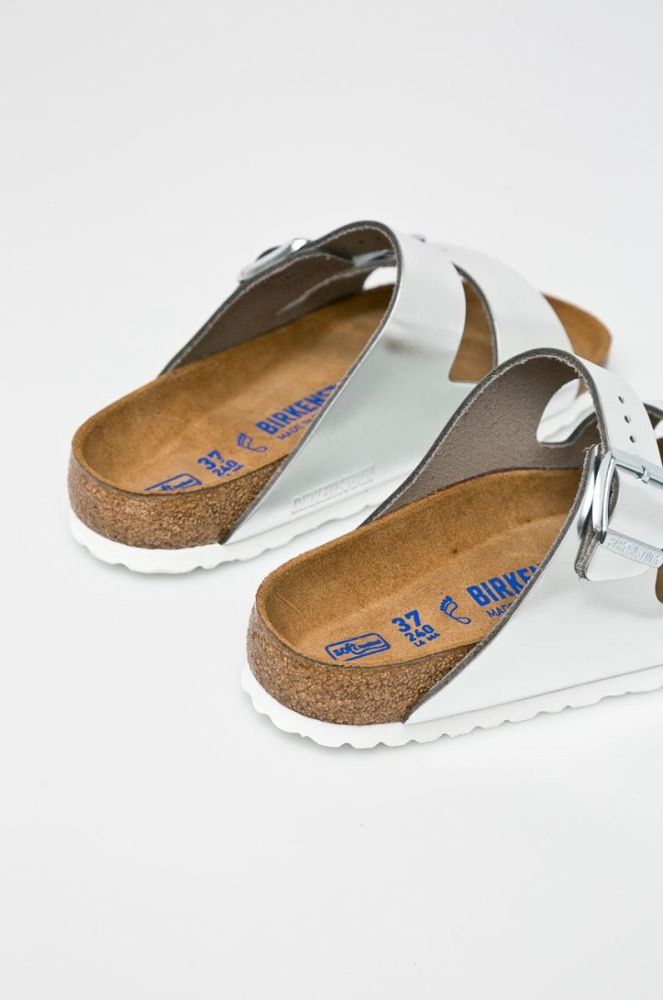 Birkenstock - Шльопанці Arizona колір срібний фото 4