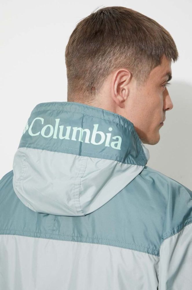 Вітровка Columbia Challenger перехідна 1714291-White.Bl колір блакитний фото 5