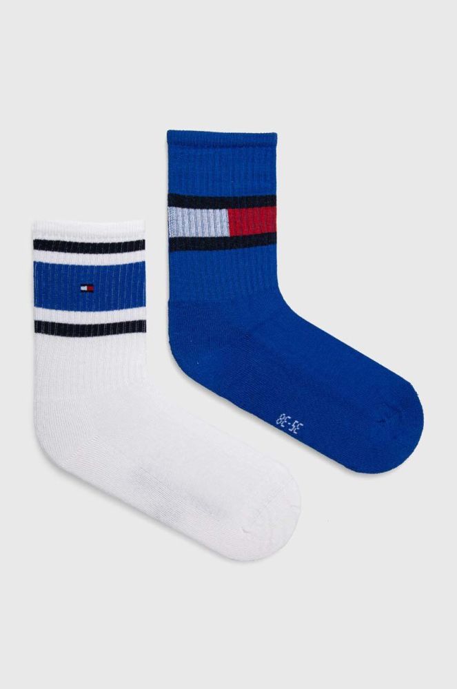 Дитячі шкарпетки Tommy Hilfiger 2-pack колір блакитний (3513223)