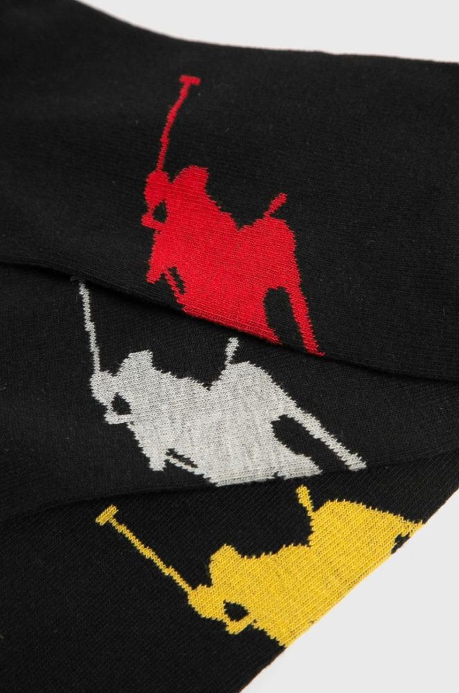 Polo Ralph Lauren - Шкарпетки (3-pack) колір чорний (1169707) фото 2