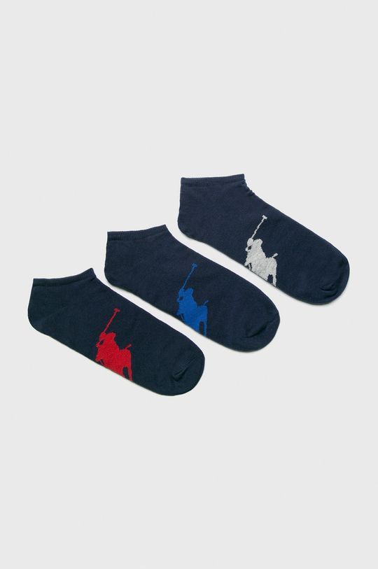 Polo Ralph Lauren - Шкарпетки (3-pack) колір темно-синій (1164818)