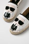 Karl Lagerfeld - Еспадрилі Karl Ikonic Slip On колір білий (803429)