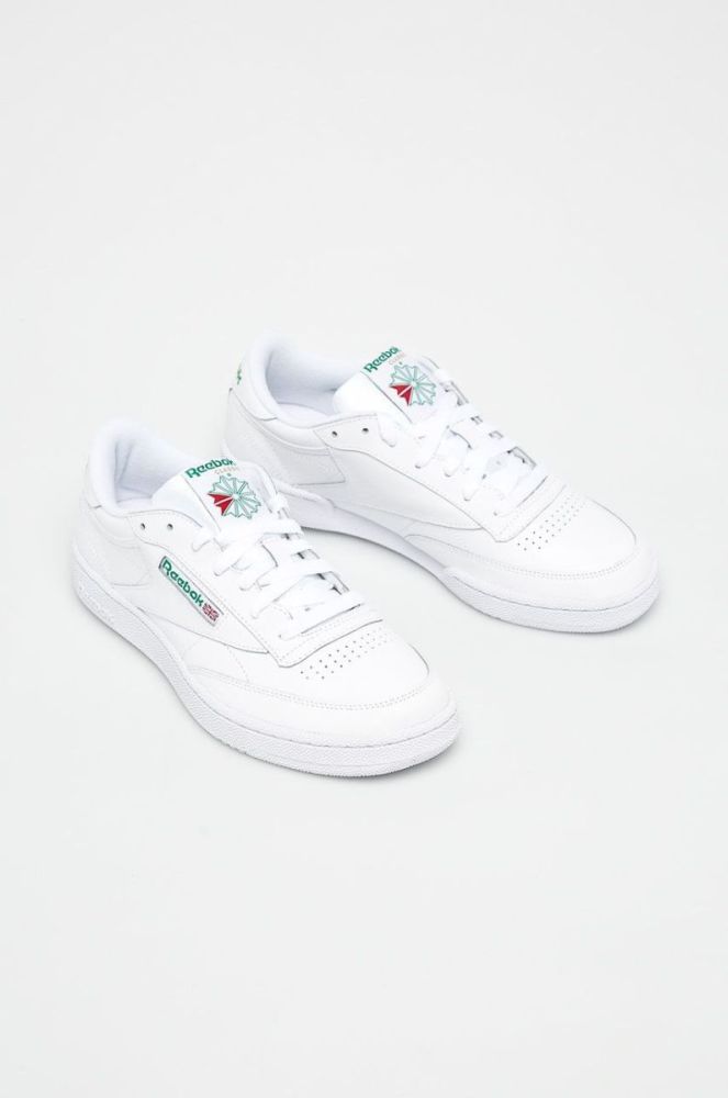 Reebok - Черевики Club C 85 AR0456 AR0456.100000155-WHITE/GREE колір білий фото 2