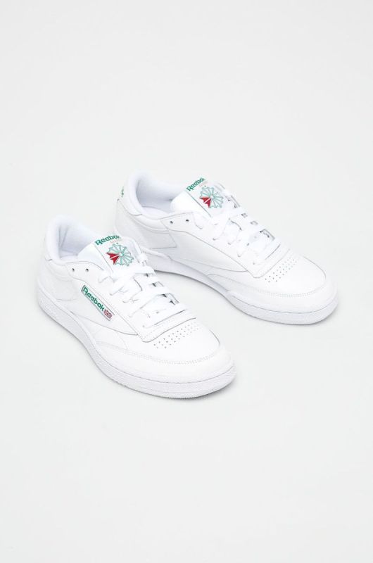 Reebok - Черевики Club C 85 AR0456 AR0456.100000155-WHITE/GREE колір білий фото 2