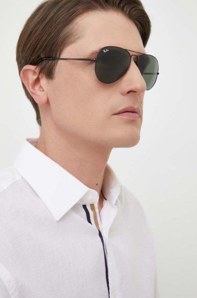 Ray-Ban - Окуляри колір коричневий (303887) фото 5