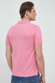 Бавовняне поло Lacoste колір рожевий однотонний PH4012-001 (3002203)