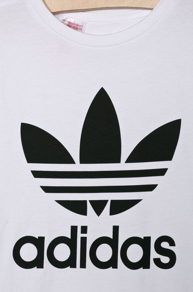 adidas Originals - Дитяча футболка 128-164 cm DV2904 колір білий фото 3
