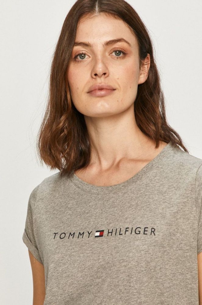 Tommy Hilfiger - Футболка колір сірий (285064) фото 4