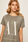 Armani Exchange - Футболка колір сірий (216891)