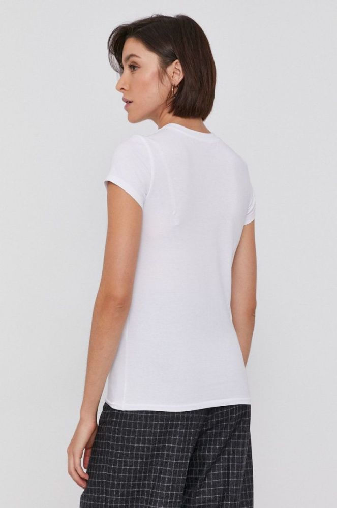 Топ Armani Exchange колір білий фото 3