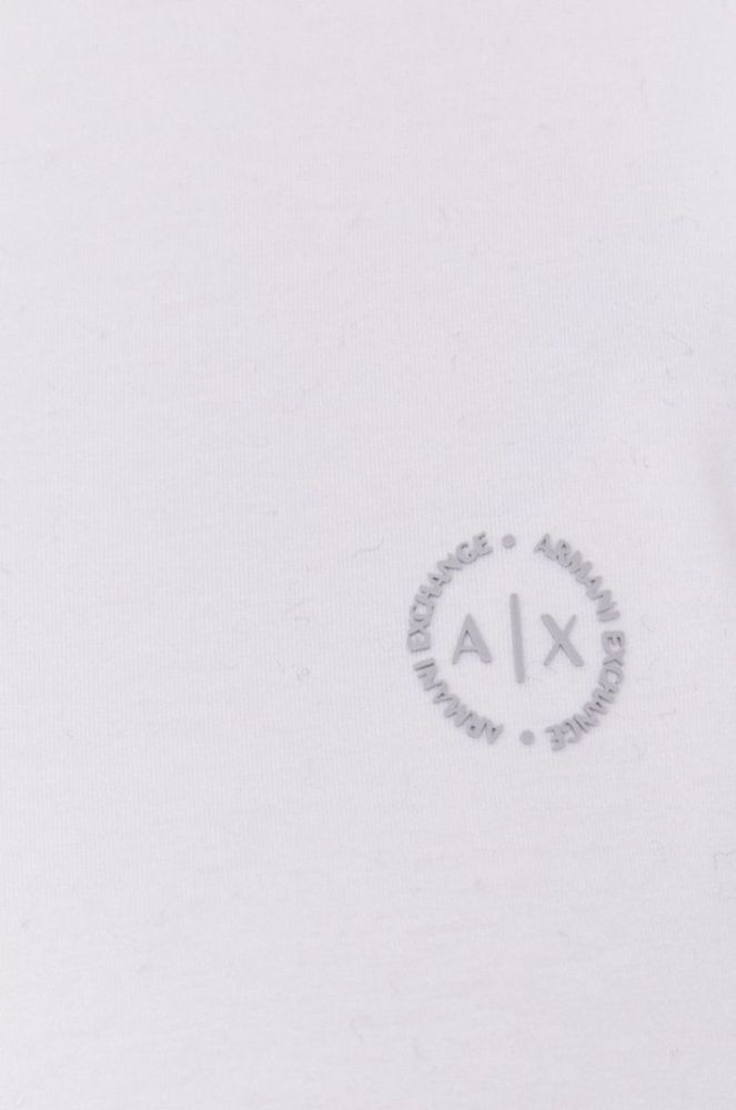 Топ Armani Exchange колір білий фото 5