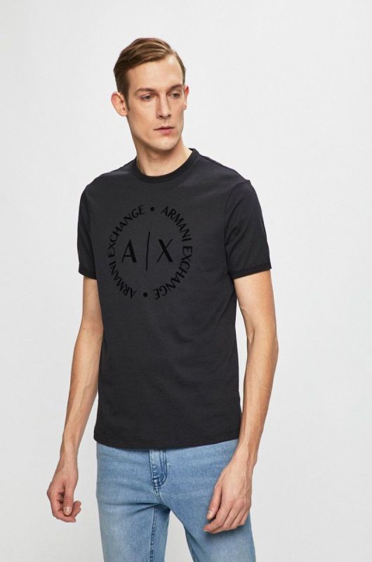 Armani Exchange - Футболка колір чорний (162111)
