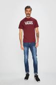 Vans - Футболка VN000GGGZ281-Burgundy/W колір бордо