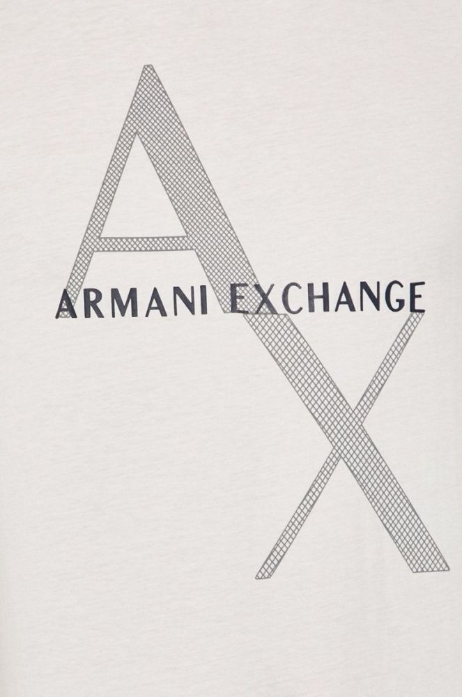 Armani Exchange - Футболка колір білий (319031) фото 5