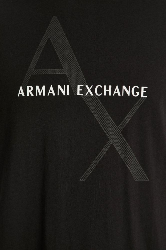 Armani Exchange - Футболка колір чорний (319036) фото 5